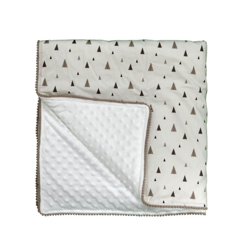 ΚΟΥΒΕΡΤΑ FLEECE ΜΕ POM POM BEBE STARS FOX 3063