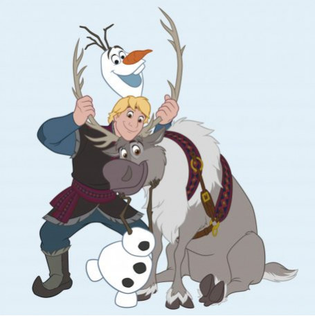 DISNEY DIMcol ΛΑΒΕΤΕΣ DISNEY ΠΑΙΔ Cotton 100% 30Χ30 FROZEN 130 Digital Print 2120512400613099