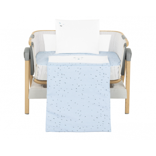 Μαλακό βρεφικό σετ λίκνου κατασκευασμένο από 100% βαμβάκι ranforce premium.