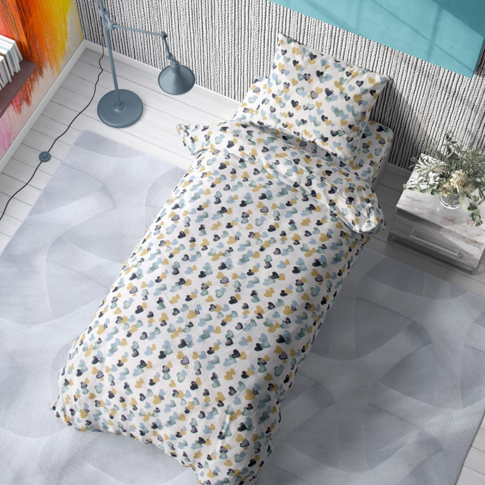  Σετ Σεντόνια 3 τεμαχίων για Μονό κρεβάτι που περιέχει:Σεντόνια Flat 2 τεμ.