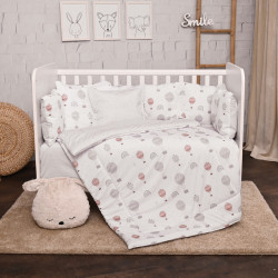 ΣΕΤ ΠΡΟΙΚΑΣ ΚΟΥΝΙΑΣ 5 ΤΕΜ LORELLI 140X70CM BALOONS GREY 20800085301