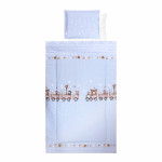 Η φωτογραφία δείχνει Βρεφικό σετ 4 τεμαχιών της εταιρείας Lorelli κατασκευασμένο απο 100% υποαλλεργικά και βαμβακερά υφάσματαΠεριλαμβάνει:Πάπλωμα: 97x145cmΜαξιλάρι: 35x43cm (100% Polyester)Μαξιλαροθήκη: 35x43cmΣεντόνι: 100x150cm (100% Βαμβάκι)