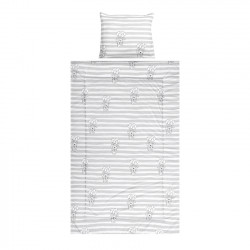 ΣΕΤ ΠΡΟΙΚΑΣ ΜΩΡΟΥ 3 ΤΕΜ LORELLI 140/70 COSY GREY STRIPPED 10420015401