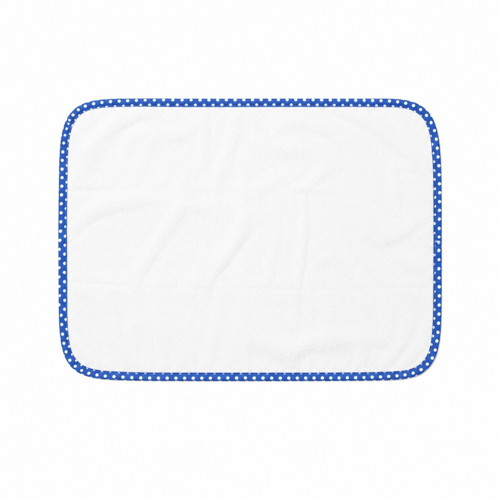 DIMcol Σελτεδάκι Αδιάβροχο bebe 50X80 Μπλε Βουλίτσες 100% Cotton 3112040-BLUE-DOTS