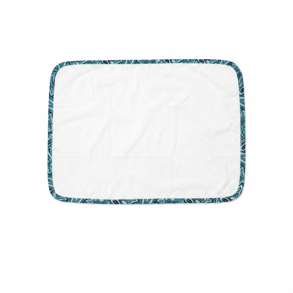 DIMcol Σελτεδάκι Αδιάβροχο bebe 50X80 Μπλε 100% Cotton 3112040-BLUE-TRIBAL