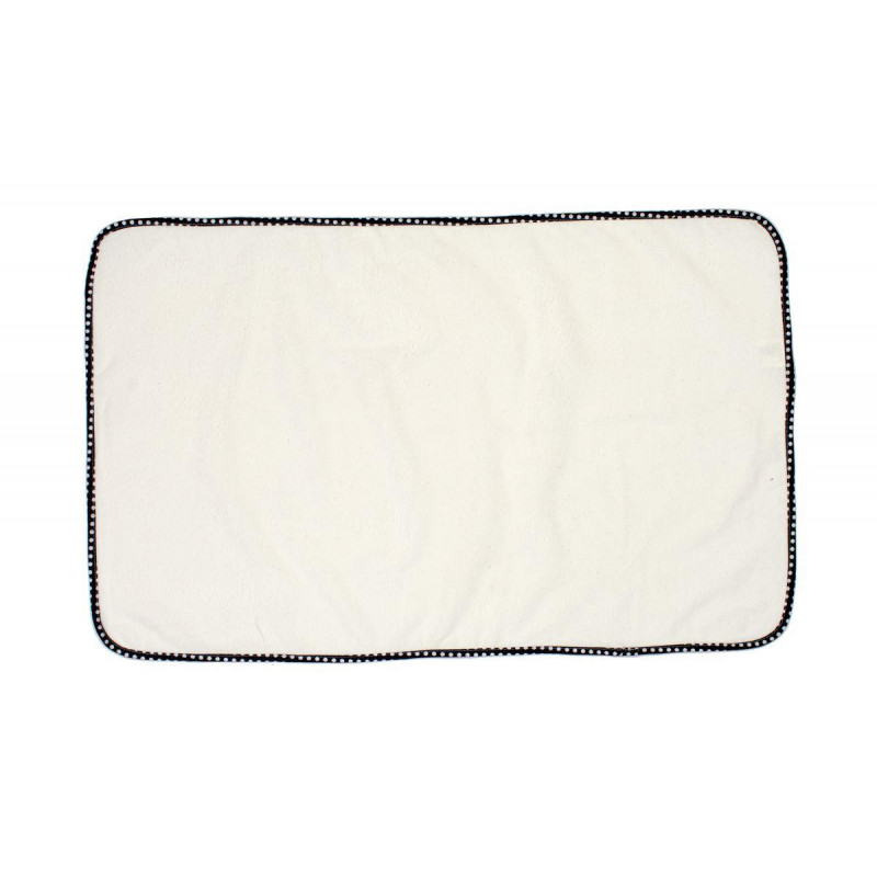 Η φωτογραφία δείχνει Βρεφικό σελτεδάκι φροντίδας του μωρού, κατασκευασμένο από 100% βαμβακερό πετσετέ ύφασμα στο πάνω μέρος διαστάσεων 50X80 cm με ρέλι.