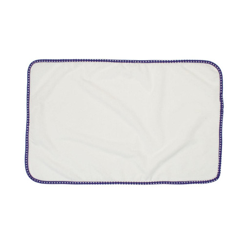 DIMcol Σελτεδάκι Αδιάβροχο bebe 133 Πουά 67X90 Λευκό/Μωβ Cotton 100% 31120405003