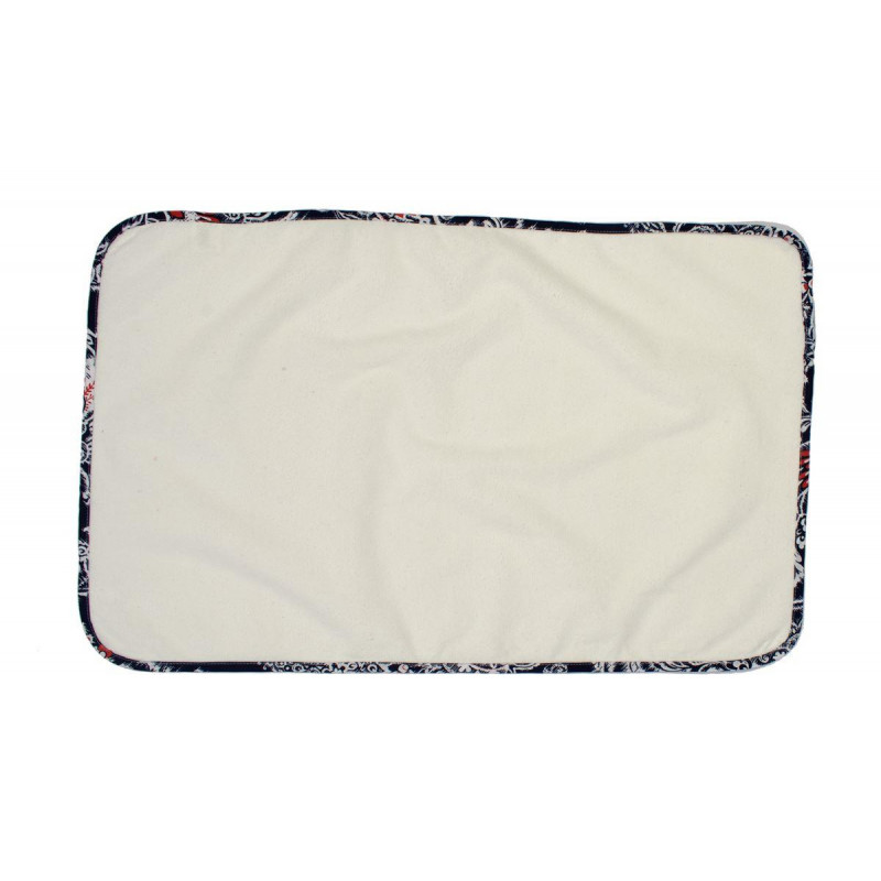 Η φωτογραφία δείχνει Βρεφικό σελτεδάκι φροντίδας του μωρού, κατασκευασμένο από 100% βαμβακερό πετσετέ ύφασμα στο πάνω μέρος διαστάσεων 67X90 cm με ρέλι.