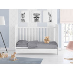  Βρεφικό Κατωσέντονο κούνιας μονόχρωμο διαστάσεων 70Χ140Χ15 cm με λάστιχο,1 τεμ.