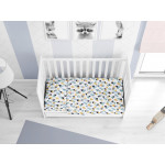  Βρεφικό Κατωσέντονο κούνιας διαστάσεων 70Χ140Χ15 cm με λάστιχο,1 τεμ.