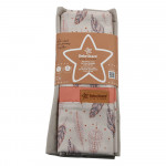 Η φωτογραφία δείχνει Το σετ σεντονιών (2 τμχ) της Bebe Stars κατάλληλο για λίκνο και καλαθούνα, αποτελείται από ένα κατωσέντονο και ένα πανωσέντονο.