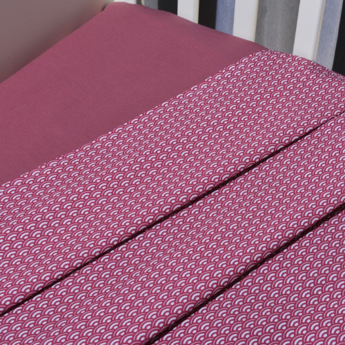 BABY OLIVER DES.147 ΣΕΝΤΟΝΙΑ ΛΙΚΝΟΥ ΣΕΤ 2Τ 75X110CM ΒΑΜΒΑΚΙ ΜΩΒ 46-6704/147