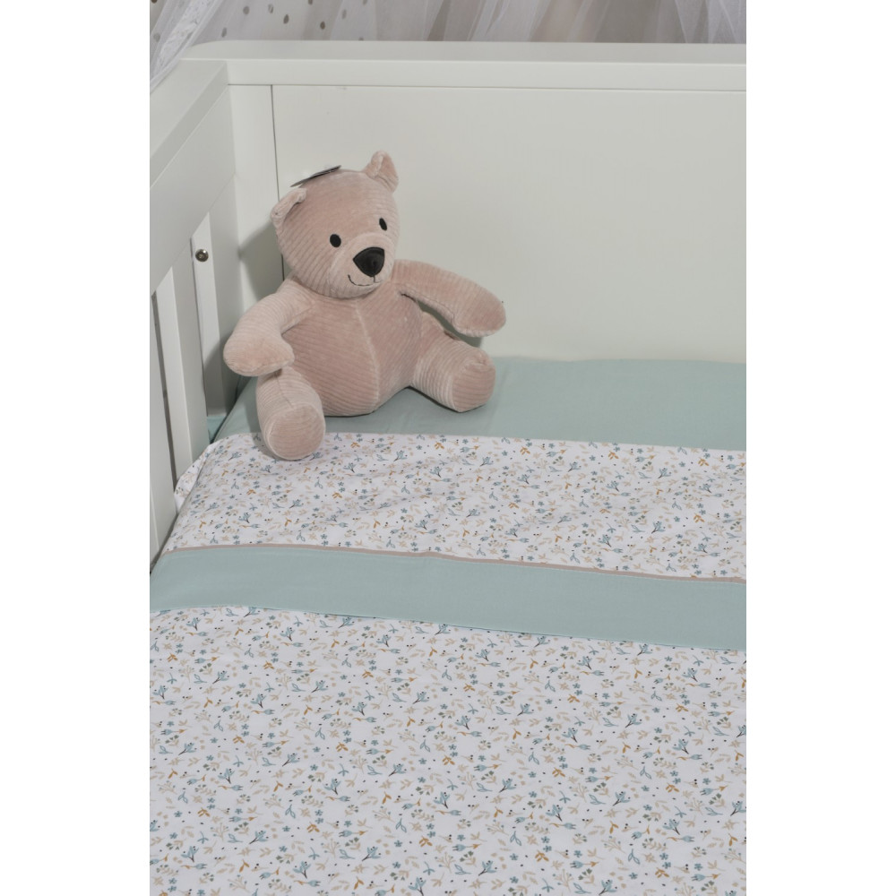 BABY OLIVER DES 403 ΣΕΝΤΟΝΙΑ ΛΙΚΝΟΥ ΣΕΤ 2Τ 75x110CM 100% ΒΑΜΒΑΚΙ ΜΕΝΤΑ.