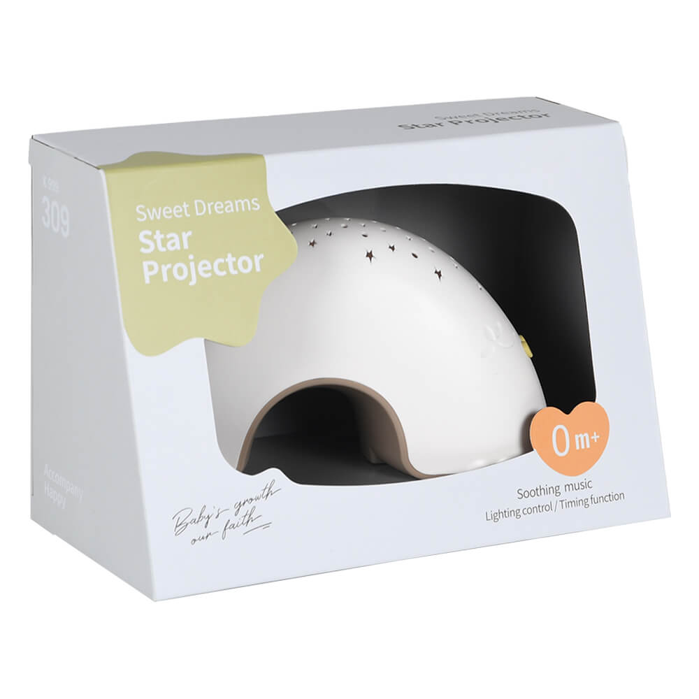Ο προβολέας Sweet Dreams συμβάλει στη χαλάρωση του μωρού σας, ώστε να κοιμηθεί πιο εύκολα και γρήγορα, καθώς προβάλει αστεράκια και μετατρέπει το δωμάτιο του σε κάτι παραμυθένιο.