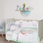 Πάντα κούνιας ψηφιακής εκτύπωσης της σειράς Fun με χαρούμενες παραστάσεις.