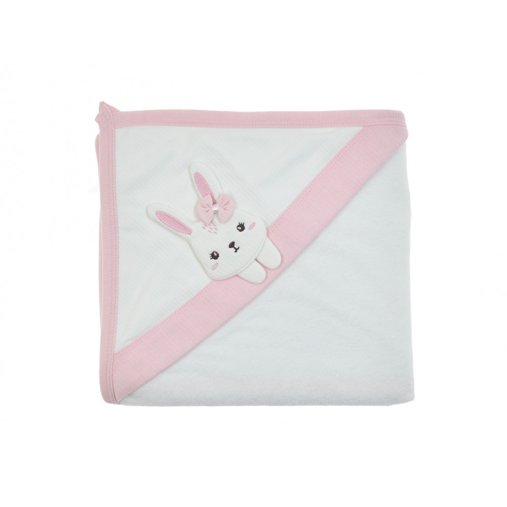 MONPETIT ΜΠΟΥΡΝΟΥΖΟΠΕΤΣΕΤΑ ΚΑΠΑ ΡΟΖ ΛΑΓΟΥΔΑΚΙ 15072-PINK-BUNNY