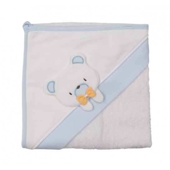 MONPETIT ΜΠΟΥΡΝΟΥΖΟΠΕΤΣΕΤΑ ΚΑΠΑ ΜΠΛΕ ΑΡΚΟΥΔΑΚΙ 15078-BLUE-BEAR