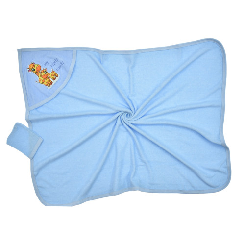  MONPETIT ΜΠΟΥΡΝΟΥΖΟΠΕΤΣΕΤΑ ΚΑΠΑ ΜΕ ΓΑΝΤΙ ΜΠΛΕ ΚΑΜΗΛΟΠΑΡΔΑΛΗ 1604-BLUE-GIRAFFE