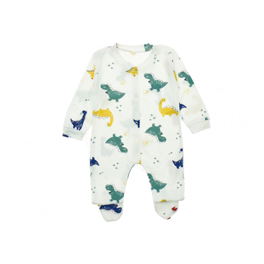 ΒΡΕΦΙΚΟ ΦΟΡΜΑΚΙ DINOSAURS WHITE 006.NAYINOM.1888-WHITE