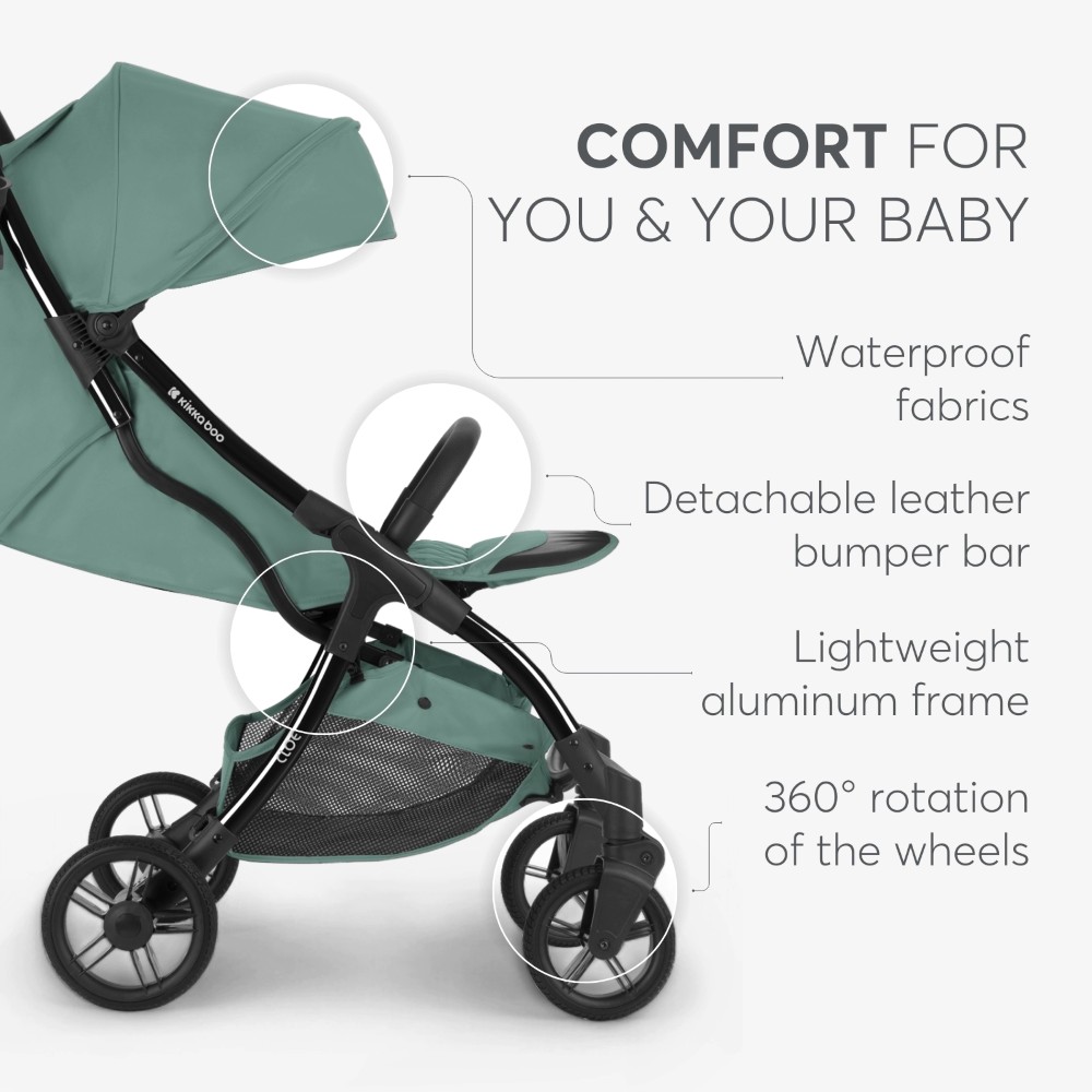 KIKKA BOO ΚΑΡΟΤΣΙ ΒΟΛΤΑΣ ΑΛΟΥΜΙΝΙΟΥ CLOE PINK 2023.