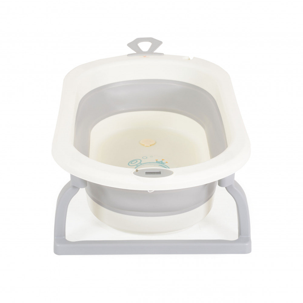 Η πτυσσόμενη μπανιέρα μωρού TERRA είναι συμπαγής και εύκολη στην αποθήκευση σε συρτάρι, ντουλάπα ή κρέμαση στον τοίχο.