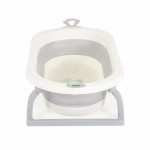 Η πτυσσόμενη μπανιέρα μωρού TERRA είναι συμπαγής και εύκολη στην αποθήκευση σε συρτάρι, ντουλάπα ή κρέμαση στον τοίχο.