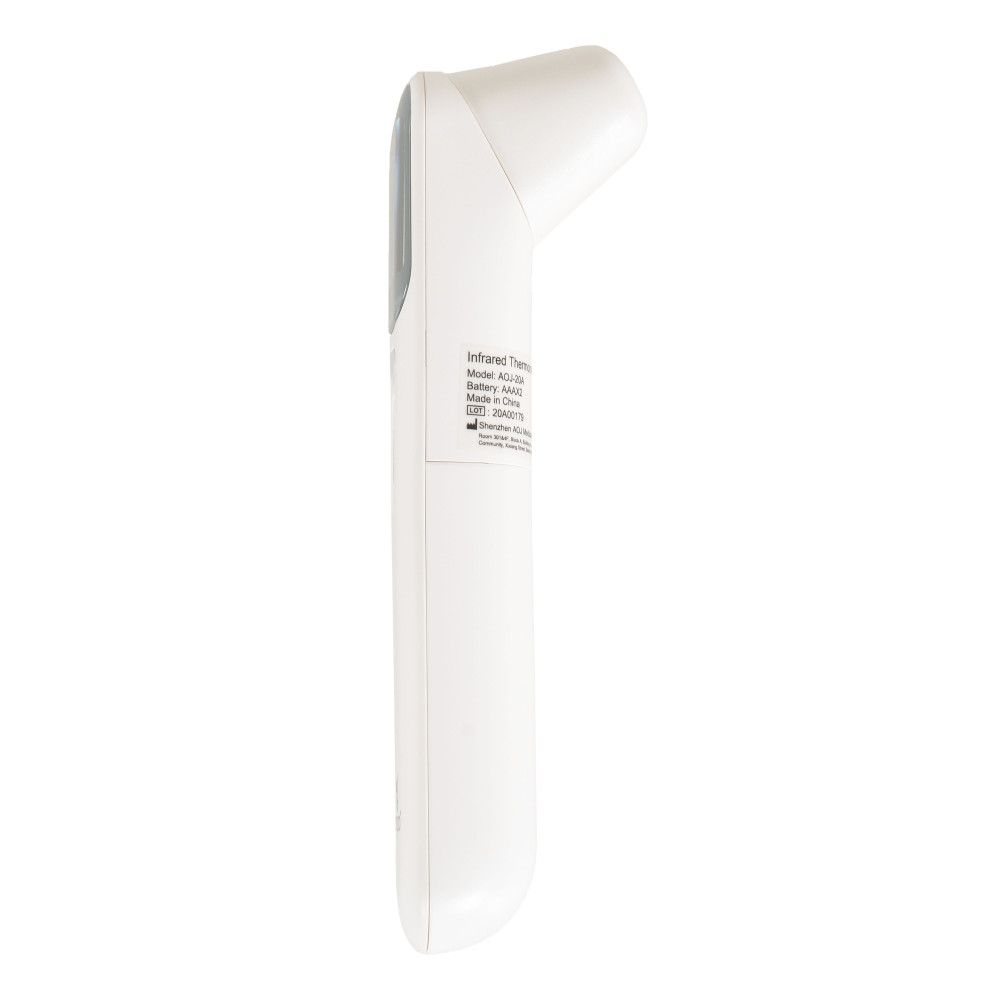 Η φωτογραφία δείχνει Το θερμόμετρο υπερύθρων Theo χωρίς επαφή της Cangaroo παρέχει γρήγορη, ακριβή και ασφαλή μέτρηση θερμοκρασίας για το μωρό σας ή για οικιακά αντικείμενα.