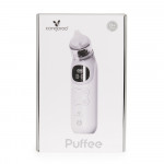 Η φωτογραφία δείχνει Το Puffee, Cangaroo, είναι ένας ηλεκτρικός ρινικός αποφρακτήρας σχεδιασμένος για εύκολο, απαλό και αποτελεσματικό καθαρισμό των ρινικών εκκρίσεων.