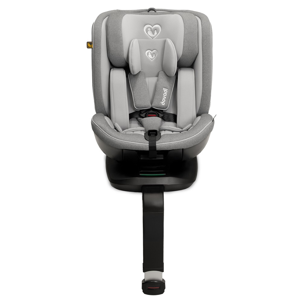 DOVADI ΚΑΘΙΣΜΑ ΑΥΤΟΚΙΝΗΤΟΥ i-SIZE 40-150CM ISOFIX KRONOS 360' STONE GREY 5203682341056