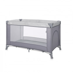 LORELLI ΠΑΡΚΟΚΡΕΒΑΤΟ 1 ΕΠΙΠΕΔΟΥ TORINO 1 LAYER GREY STRIPED ELEMENTS 10080452213
