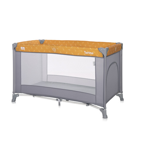 LORELLI ΠΑΡΚΟΚΡΕΒΑΤΟ 1 ΕΠΙΠΕΔΟΥ TORINO 1 LAYER LEMON CURRY FLORAL 10080452215