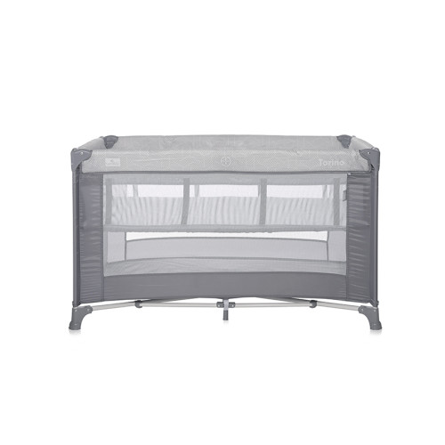 LORELLI ΠΑΡΚΟΚΡΕΒΑΤΟ TORINO 2 LAYERS GREY STRIPED ELEMENTS 10080462213