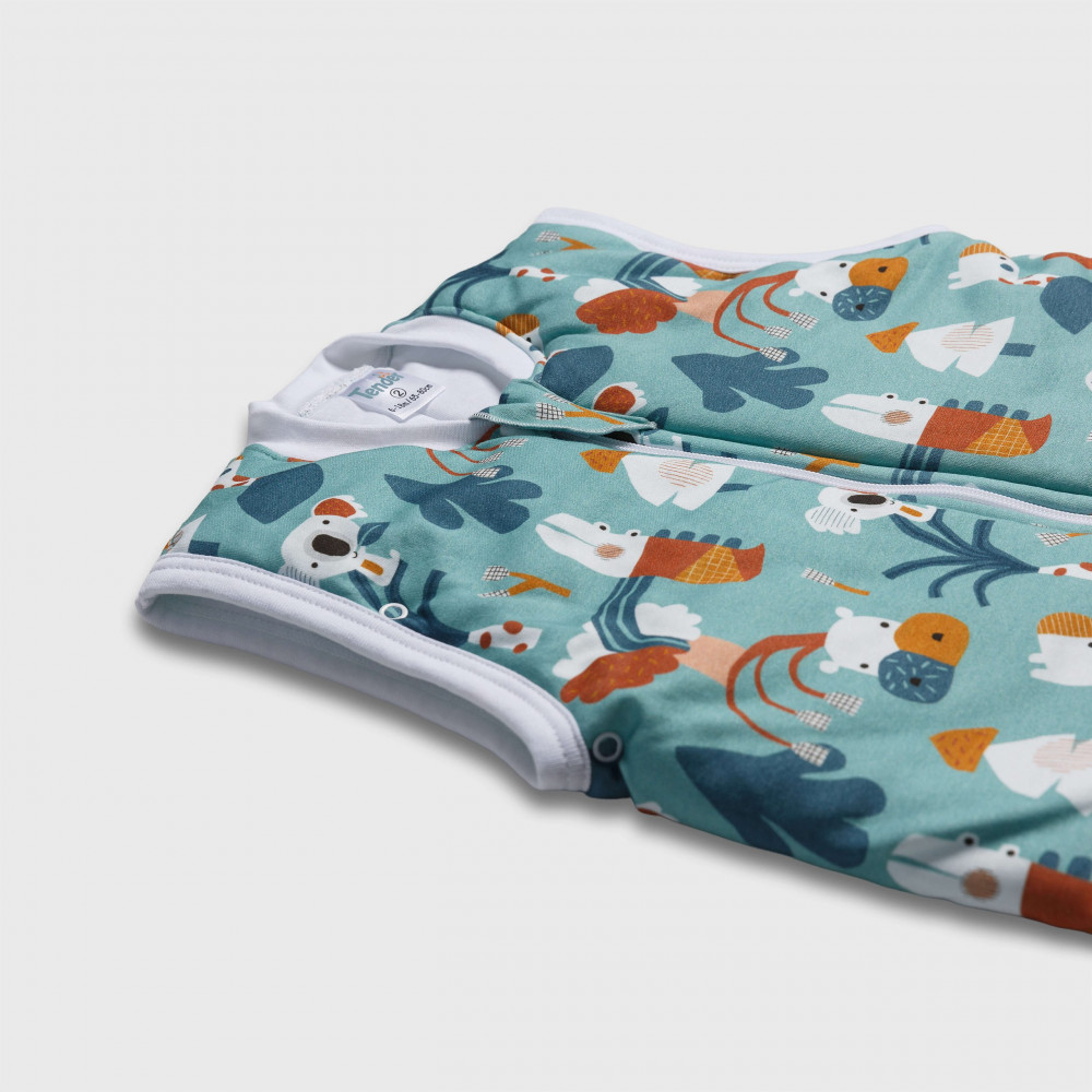 Η φωτογραφία δείχνει Σχεδιασμένος για τις πιο κρύες ημέρες και νύχτες του χειμώνα, ο υπνόσακος-φορμάκι Classic με αποσπώμενα μανίκια και θερμική απόδοση 2.