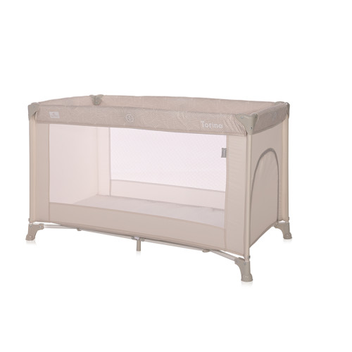 LORELLI ΠΑΡΚΟΚΡΕΒΑΤΟ 1 ΕΠΙΠΕΔΟΥ TORINO 1 LAYER FOG STRIPED ELEMENTS 10080452212