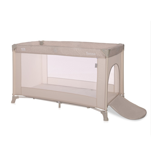 LORELLI ΠΑΡΚΟΚΡΕΒΑΤΟ 1 ΕΠΙΠΕΔΟΥ TORINO 1 LAYER FOG STRIPED ELEMENTS 10080452212