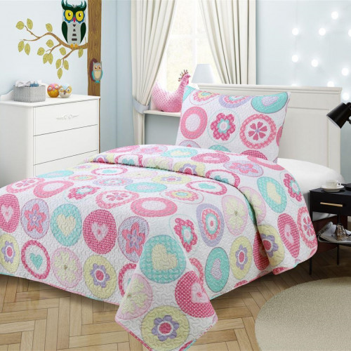 DIMCOL ΚΟΥΒΕΡΛΙ ΣΕΤ 2 ΤΕΜ KIDS ΕΜΠΡΙΜΕ 419 160X220 100% MICROFIBER 32412906009