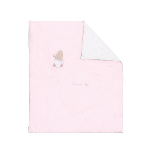 KIKKA BOO ΠΑΠΛΩΜΑ ΑΠΟ RANFORCE ΜΕ ΦΕΡΜΟΥΑΡ DREAM BIG PINK 41103040044