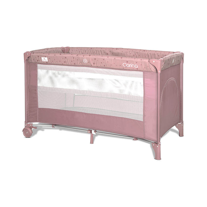 LORELLI ΠΑΡΚΟΚΡΕΒΑΤΟ 2 ΕΠΙΠΕΔΩΝ CARINA PINK STARS 10080672606