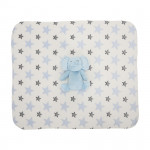 LORELLI ΚΟΥΒΕΡΤΑ ΑΓΚΑΛΙΑΣ 90/75CM ΜΕ ΛΟΥΤΡΙΝΟ NAPPY BLUE 10340182501