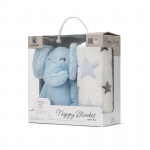 LORELLI ΚΟΥΒΕΡΤΑ ΑΓΚΑΛΙΑΣ 90/75CM ΜΕ ΛΟΥΤΡΙΝΟ NAPPY BLUE 10340182501