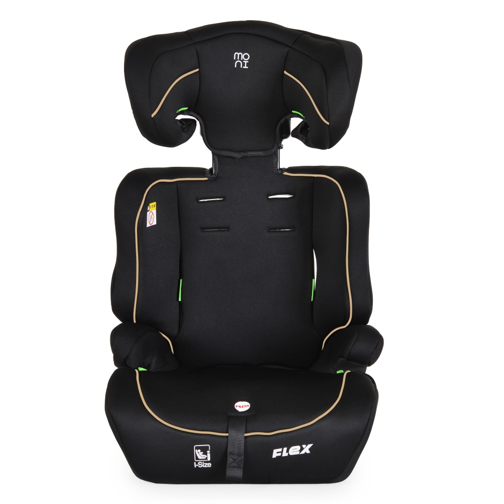 MONI ΚΑΘΙΣΜΑ ΑΥΤΟΚΙΝΗΤΟΥ i-SIZE 76-150 CM BLACK WITH BEIGE LINE 3801005153619