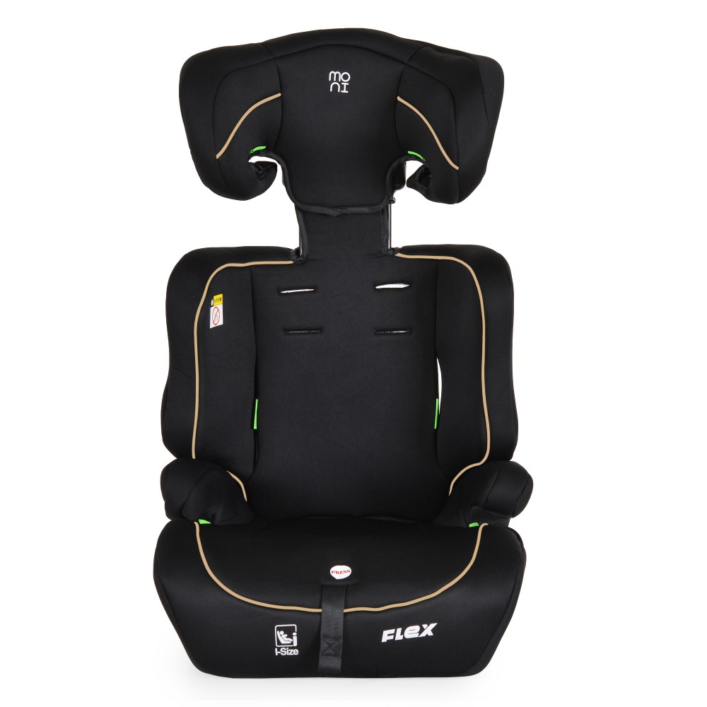 MONI ΚΑΘΙΣΜΑ ΑΥΤΟΚΙΝΗΤΟΥ i-SIZE 76-150 CM BLACK WITH BEIGE LINE 3801005153619