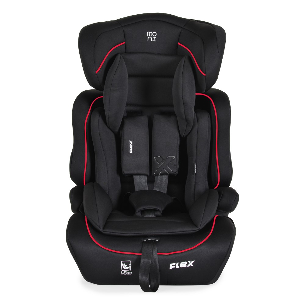 MONI ΚΑΘΙΣΜΑ ΑΥΤΟΚΙΝΗΤΟΥ i-SIZE 76-150 CM BLACK WITH RED LINE 3801005153602