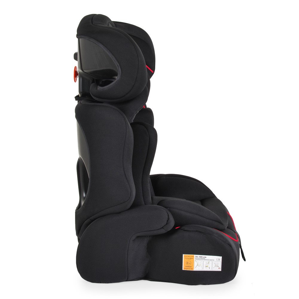 MONI ΚΑΘΙΣΜΑ ΑΥΤΟΚΙΝΗΤΟΥ i-SIZE 76-150 CM BLACK WITH RED LINE 3801005153602