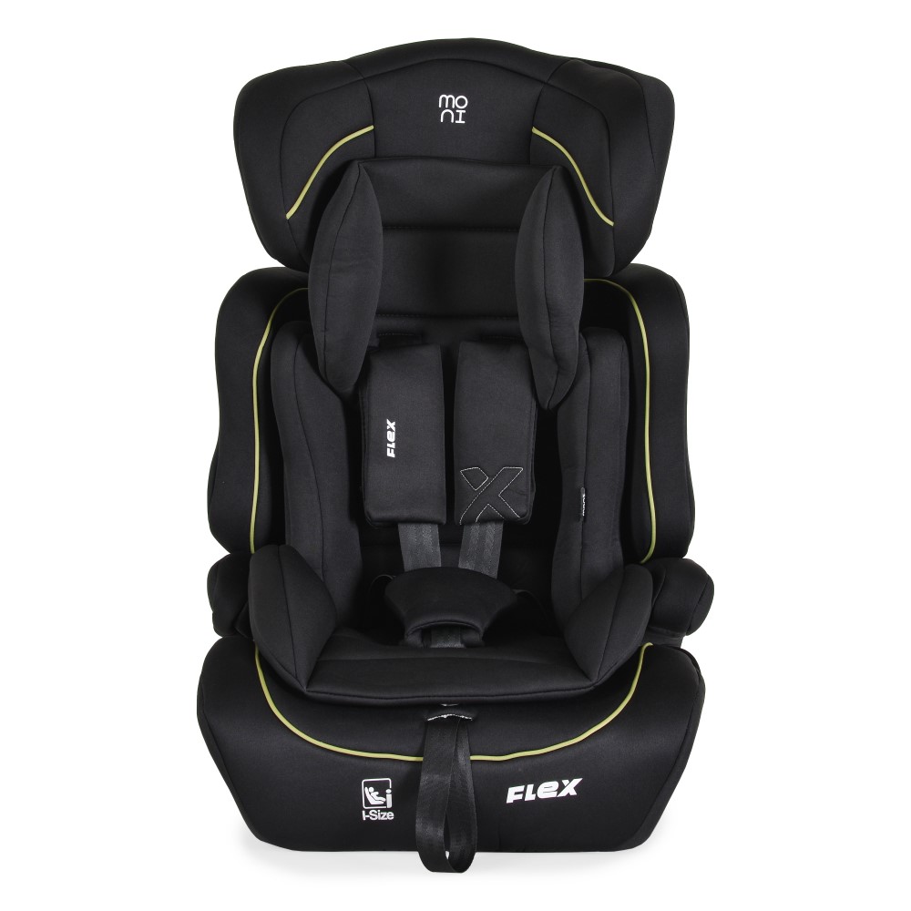 MONI ΚΑΘΙΣΜΑ ΑΥΤΟΚΙΝΗΤΟΥ i-SIZE 76-150 CM BLACK WITH GREEN LINE 3801005153626