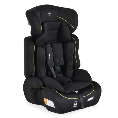 MONI ΚΑΘΙΣΜΑ ΑΥΤΟΚΙΝΗΤΟΥ i-SIZE 76-150 CM BLACK WITH GREEN LINE 3801005153626