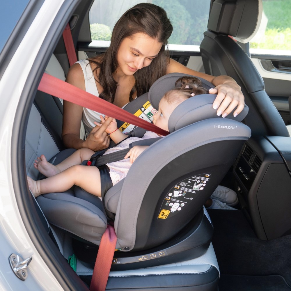 KIKKA BOO ΚΑΘΙΣΜΑ ΑΥΤΟΚΙΝΗΤΟΥ i-SIZE 40-150cm i-EXPLORE GREY 31002100105