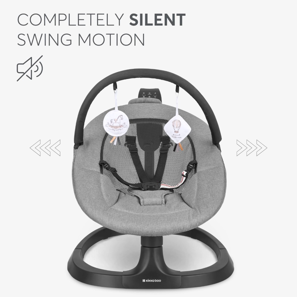 KIKKA BOO ΗΛΕΚΤΡΙΚΟ ΡΙΛΑΞ ZAZU GREY 31005010096