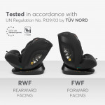 KIKKA BOO ΚΑΘΙΣΜΑ ΑΥΤΟΚΙΝΗΤΟΥ i-SIZE 40-150cm i-EXPLORE BLACK 31002100104