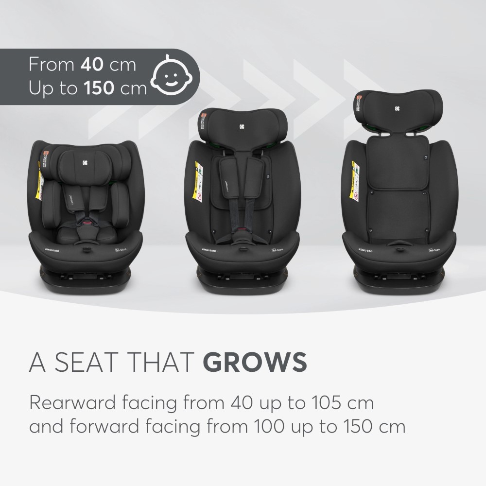 KIKKA BOO ΚΑΘΙΣΜΑ ΑΥΤΟΚΙΝΗΤΟΥ i-SIZE 40-150cm i-EXPLORE BLACK 31002100104